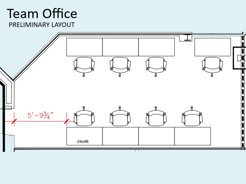 Team Office Preliminary Layout